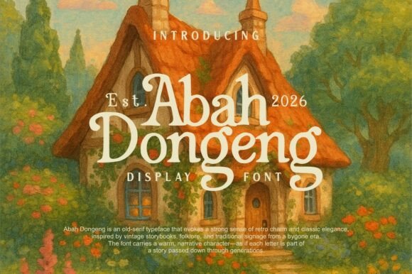 Abah Dongeng: A Vintage Typeface That Gave My Small Brand a Fresh Start