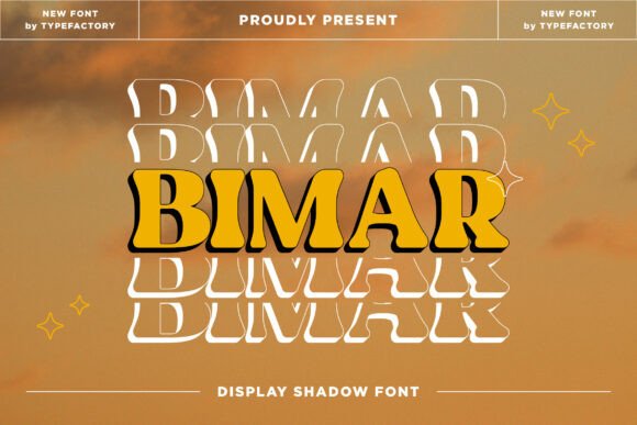Bimar: A Decorative Display Font That Brings Depth to Handmade Products