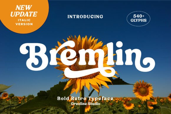 Bremlin Italic: A Serif Font for Editorial Elegance