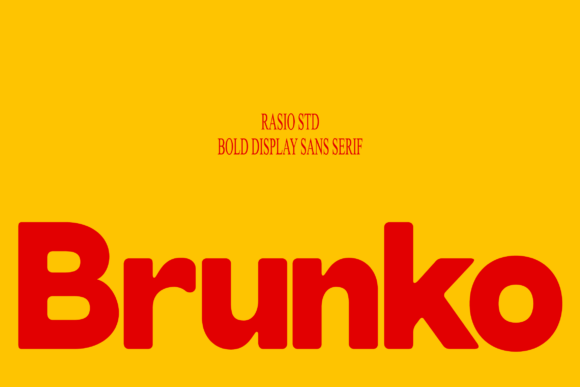 Brunko: A Rounded Display Typeface for Editorial Impact