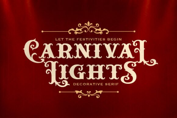 Carnival Lights Brings Retro Character to Modern Web Typography