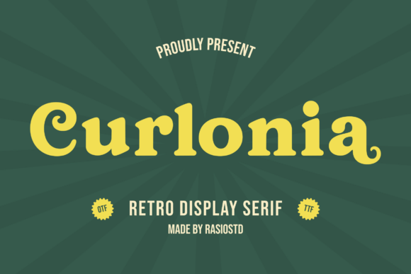 Curlonia Review: A Retro Display Serif for Modern Branding