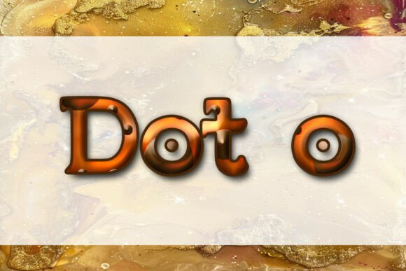 Dot O: A Bold Serif Font for Digital-First Branding