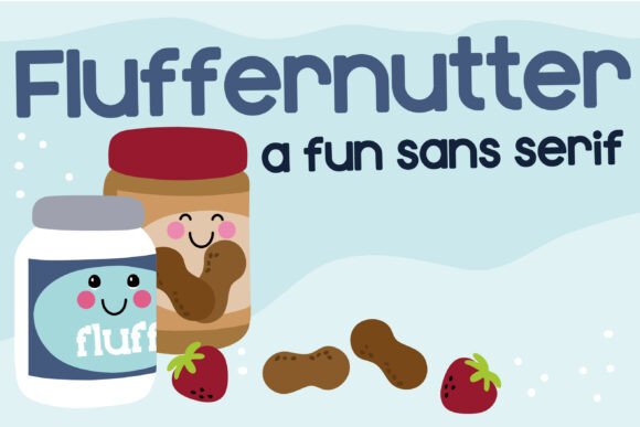 Fluffernutter: A Rounded Sans Serif Font for Creative Makers