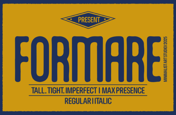 Formare: A Display Font That Brings Editorial Mood to Life