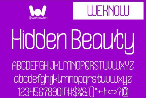Hidden Beauty Font: Elevate Your Brand with Art Deco Elegance