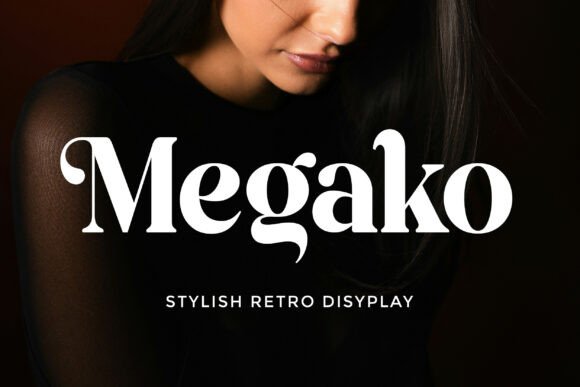 How Megako Elevates Branding With Retro Serif Character