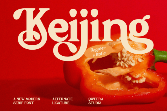 Keijing Font: A Modern Serif for Editorial Design and Creative Publishing