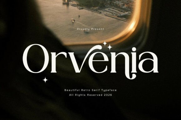 Orvenia: A Retro Serif Font That Brings Vintage Charm to Handmade Products