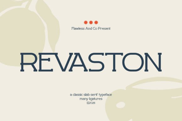 Revaston: A Slab Serif Typeface Built for Web Presence