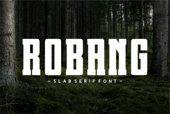 Robang Slab Serif Typeface for Brands That Want to Stand Out