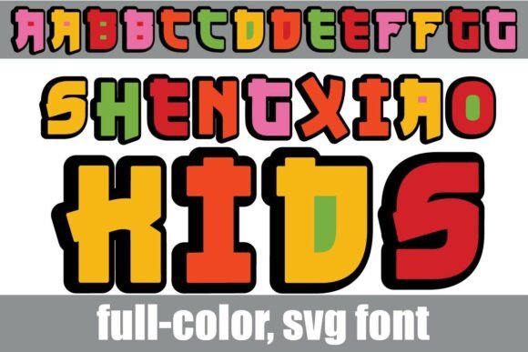 Shengxio Kids: A Designer’s Take on This Playful Color Font