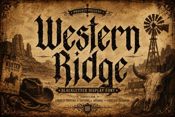 Western Ridge: A Designer’s Honest Take on a Blackletter for Modern Projects